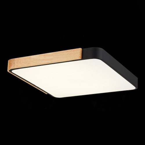SLE201242-01 Светильник потолочный Черный, Светлое дерево/Белый LED 1*42W 3000K/4000K/6000K FESTA фото 11