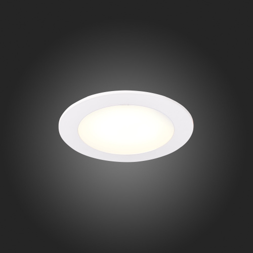 ST209.538.06 Св-к встр. Белый LED 1*6W 3000K 330Lm Ra80 110° IP20 D120xH8 90-265V Встраиваемые светильники фото 9