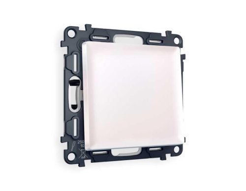 Комплект механизма 1-кл выключателя AMBRELLA VOLT ALFA Жемчуг QUANT (AP2010, VM101) MA201010 Комплект механизма 1-кл выключателя AMBRELLA VOLT ALFA Жемчуг QUANT (AP2010, VM101) MA201010