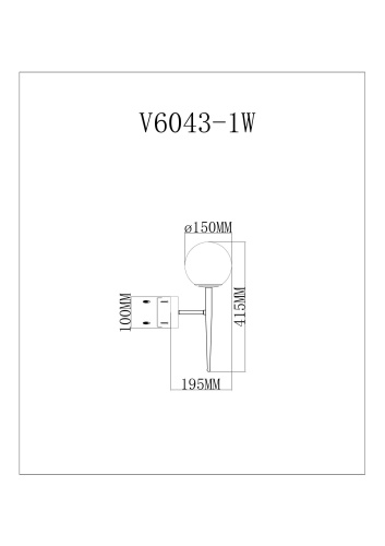 Бра Moderli V6043-1W Scrumbel фото 8