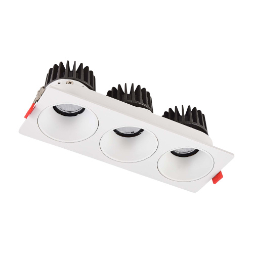 ST052.508.03 Встраиваемый корпус для светодиодного модуля серии ST850, ST851 ST-Luce Белый SHIFT фото 3