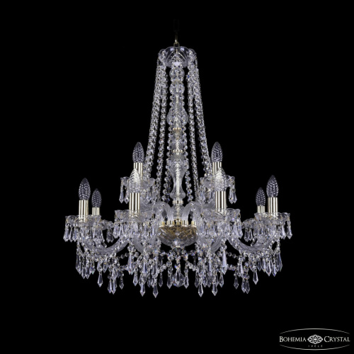 Люстра хрустальная 1403/8+4/240/h-76 G