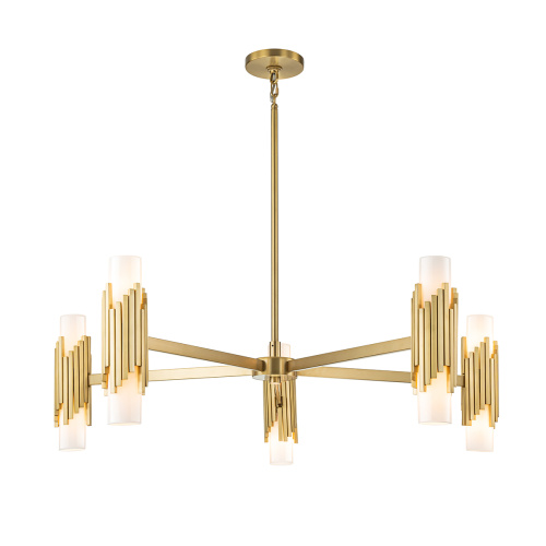 Люстра Elstead Lighting, Арт. MARVELE10-AB-OPAL Люстра Elstead Lighting, Арт. MARVELE10-AB-OPAL