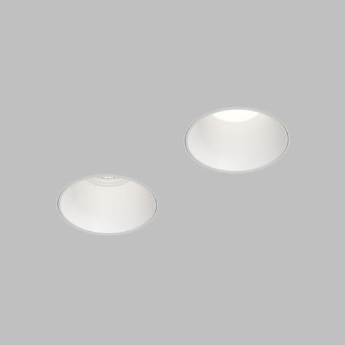Встраиваемый светильник для ГКЛ SPOT HIDE, до 15 Вт LED, GU10, IP20, алюминий, белый фото 5