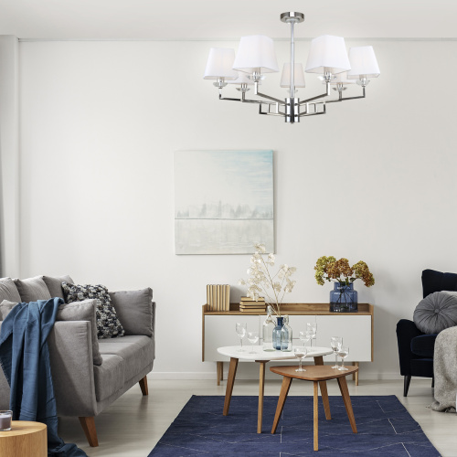 Светильник на штанге Escada 10161/7PL E14*40W Nickel фото 3