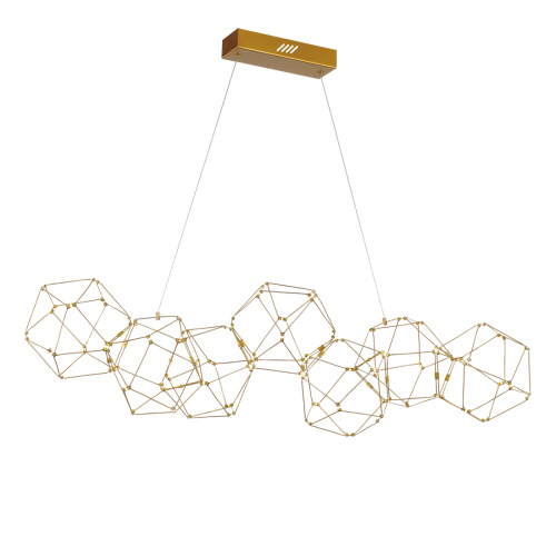 Люстра Lucciola 7A matt gold