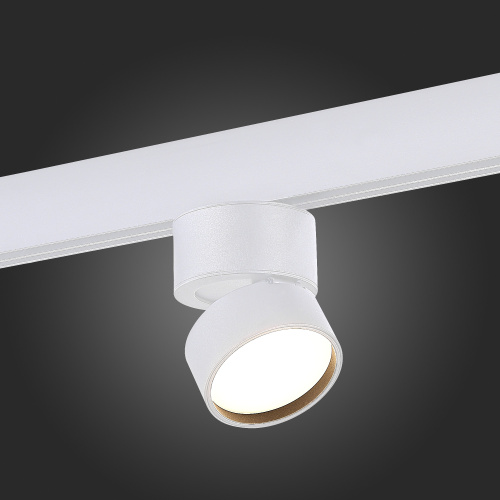 ST809.536.09 Магнитный трековый светильник Белый LED 1*9W 3000K 550Lm Ra>90 120° IP20 D85xH126 48V SKYLINE 48 фото 5