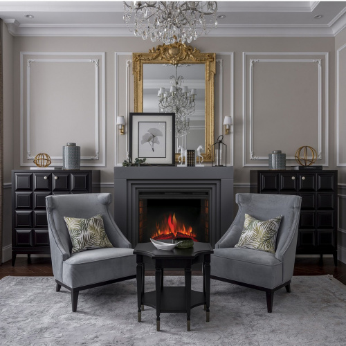 Каминокомплект STANLEY/НЕО Графит с очагом Электроочаг EPSILON 26 фото 3