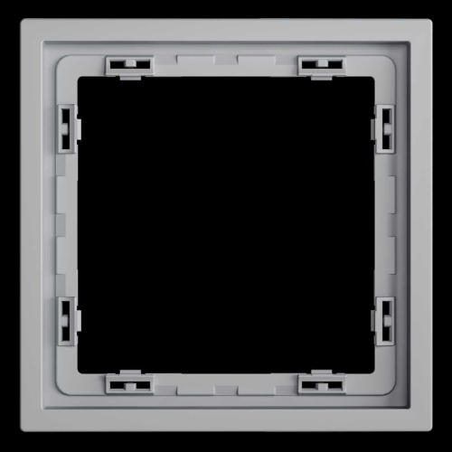 Рамка пластиковая S70 на 1 пост, (серый) Voltum VLS100116