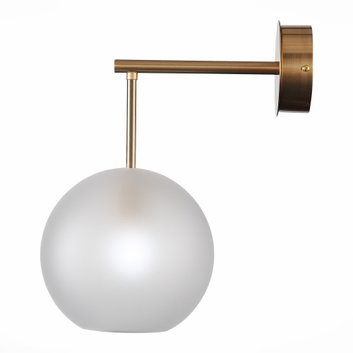 SL1133.501.01 Бра ST-Luce Латунь/Белый E27 1*40W BOPONE фото 12