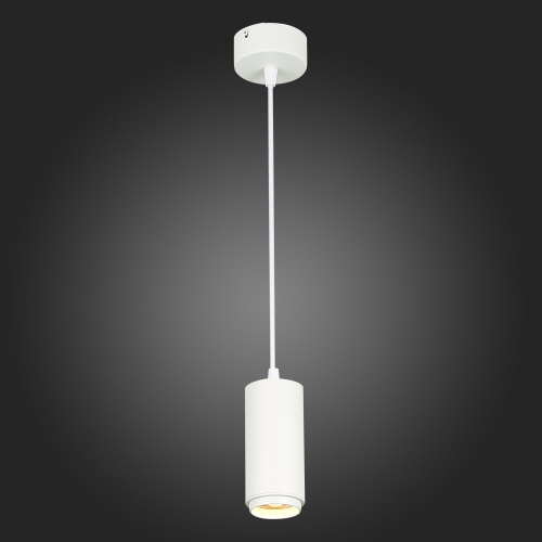 ST600.533.10 Светильник подвесной Zoom Белый LED 1*10W 3000K 1 000Lm Ra>80 15-60° IP20 D59xH130 170- Подвесные светильники фото 6