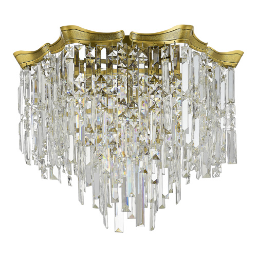 SL1659.302.10 Светильник потолочный ST-Luce Латунь/Прозрачный E14 10*60W OFELIA фото 4