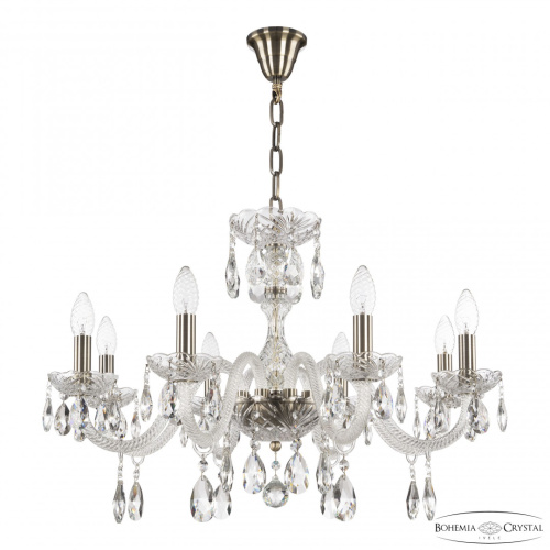 Люстра хрустальная 117/8/240 Pa Bohemia Ivele Crystal (Богемия Ивеле Кристалл)