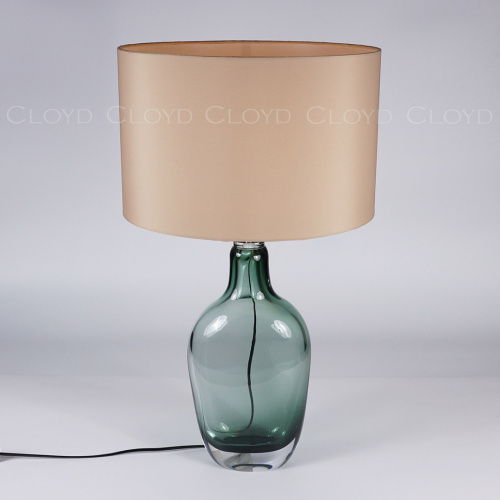 Настольная лампа Cloyd FOAM T1 / выс. 65 см - хром - зелен. стекло (арт.30102) фото 4