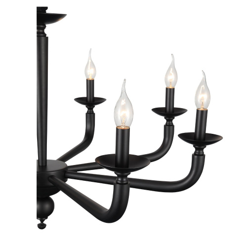 SL1114.403.08 Люстра подвесная ST-Luce Черный E14 8*40W FORTEZA фото 7