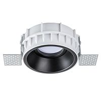 Комплект из светильника и рамки Lightstar Domino Round (214610+214607) G214607