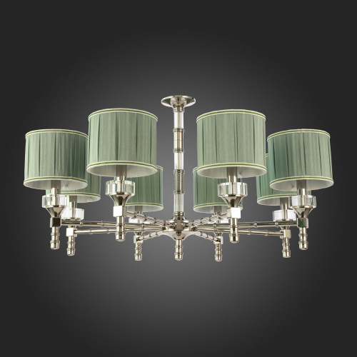 SL1121.103.08 Люстра подвесная ST-Luce Никель/Оливковый E14 8*40W OLEO фото 5