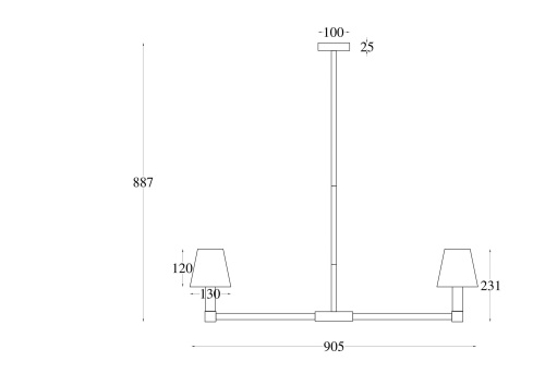 Подвесной светильник Maytoni MOD104PL-09B фото 2
