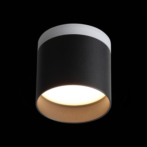 ST102.402.09 Светильник потолочный Черный LED 1*9W 3000K 702Lm Ra>80 120° IP20 D79xH75 170-240V Накладные светильники фото 7