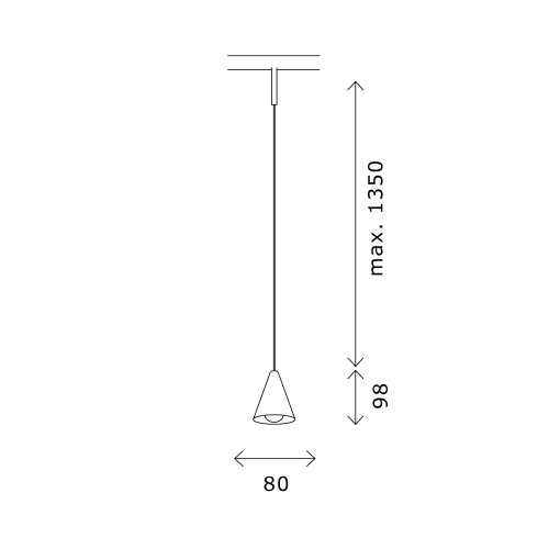 ST689.446.05 Магнитный трековый светильник Черный LED 1*5W 4000K Lm Ra>90 40° IP20 D80xH98 24V SUPER5 фото 3