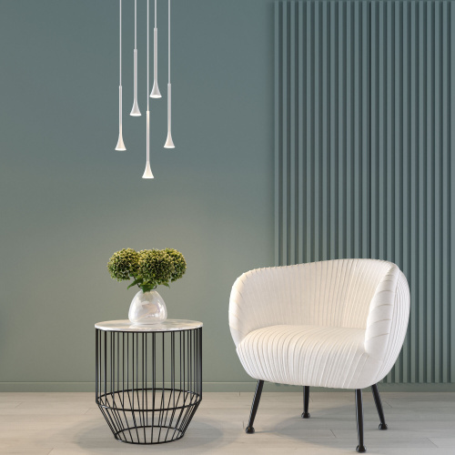 Светильник подвесной светодиодный Hall 5W 3000K белый 50314 LED фото 2