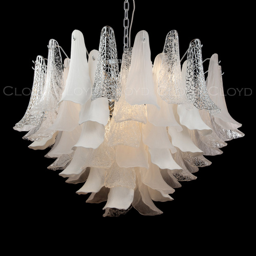 Люстра Cloyd WASABI C16 / Ø84 см - керамика - хром (арт.11450) фото 3