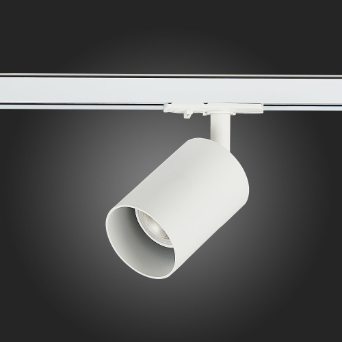 ST302.506.01 Св-к трек. Белый GU10 1*50W  IP20 L100xW70xH172 220V Без ламп BASE фото 3