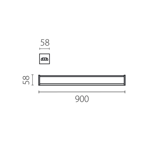Светильник линейный 36W Trito Lightstar 456367 фото 3