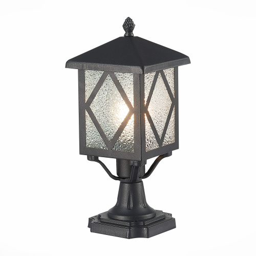 SL084.405.01 Светильник уличный наземный ST-Luce Черный/Черный, Прозрачный E27 1*60W LORNE фото 4