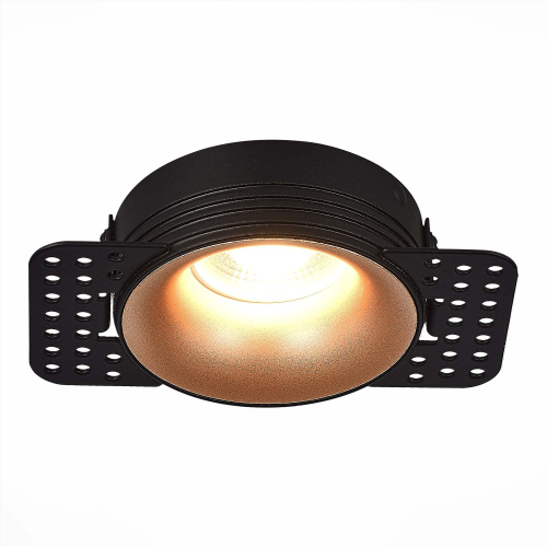 ST218.428.01 Св-к встр. Черный GU10 1*50W  IP20 D78xH30 165-265V Без ламп Встраиваемые светильники фото 3