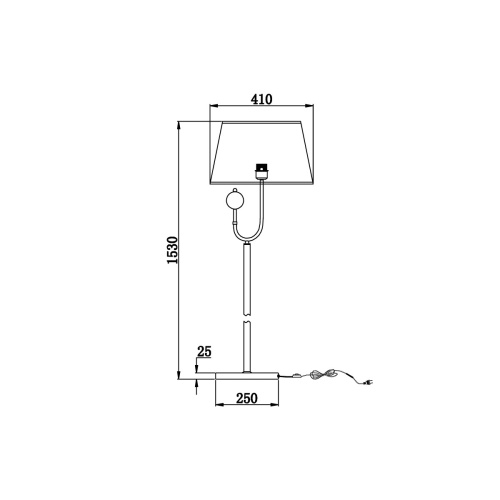 Торшер Vele Luce Fabio VL1933F01 фото 3
