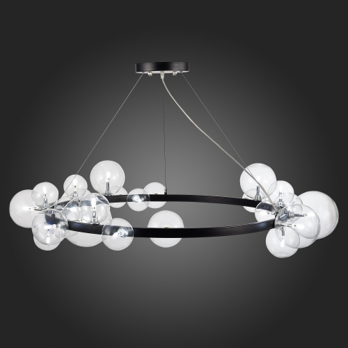 SL1165.403.24 Светильник подвесной ST-Luce Черный/Прозрачный G4 24*5W NECTON фото 4