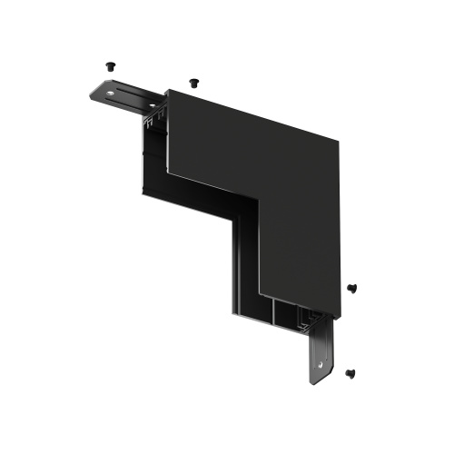 TR2108-BK Угол стена-потолок накладной SMART, черный фото 3