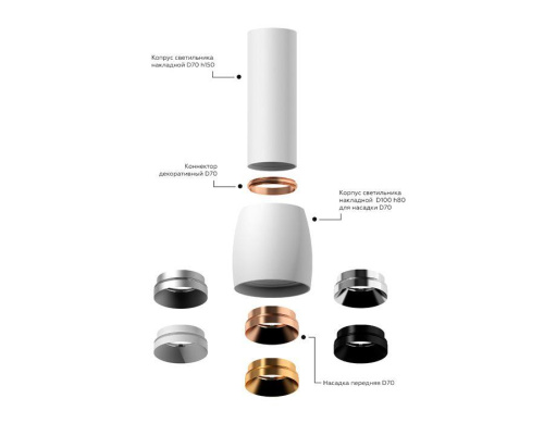 Корпус светильника Ambrella light DIY Spot C1124 фото 7