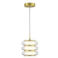 SL6239.203.03 Светильник подвесной ST-Luce золото/прозрачный LED 1*16W 3000K FRITTELA