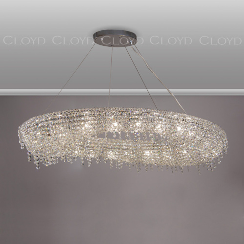 Люстра Cloyd HAYAO C16 / шир. 120 см - хром (арт.10888)