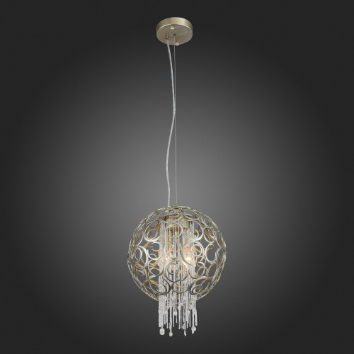 SL1101.203.02 Люстра подвесная ST-Luce Шампань/Шампань, Прозрачный E14 2*40W DOLCIMA фото 3