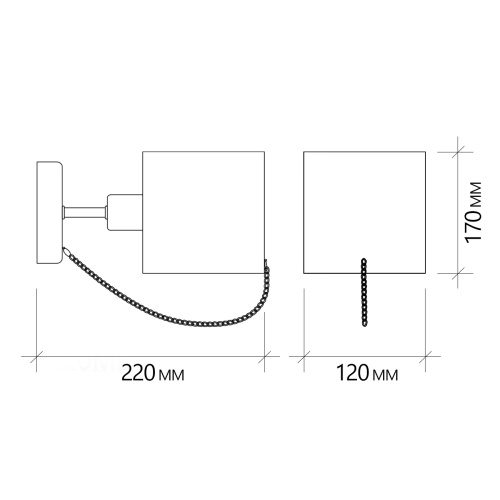 Настенный светильник Escada 683/1A E14*40W Chrome фото 5