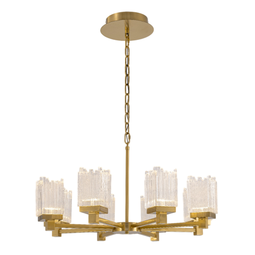 Подвесной светильник MD25020403-8A2 Satin gold, LED/39.8W, 3000K dimmable