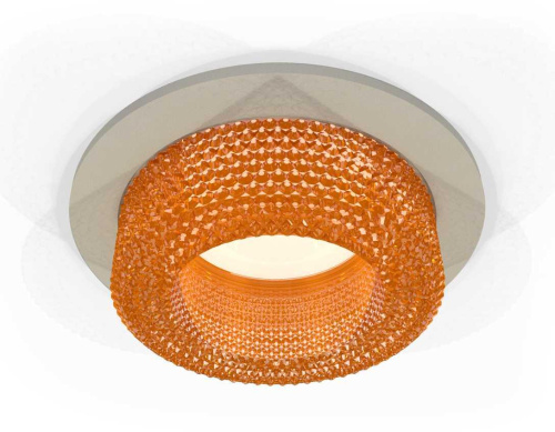 Комплект встраиваемого светильника Ambrella light Techno Spot XC7623024 SGR/CF серый песок/кофе (C7623, N7195)
