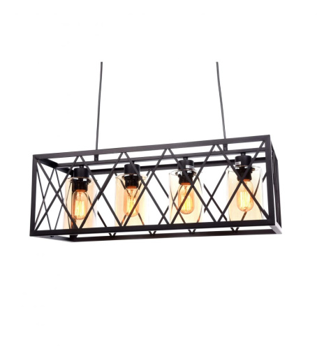 Подвесной светильник Lumina Deco Nortis LDP 11535-4 BK фото 4 Подвесной светильник Lumina Deco Nortis LDP 11535-4 BK фото 4