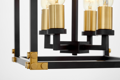 Подвесной светильник Lumina Deco Waldorf LDP 1140-4 BK+MD фото 5 Подвесной светильник Lumina Deco Waldorf LDP 1140-4 BK+MD фото 5