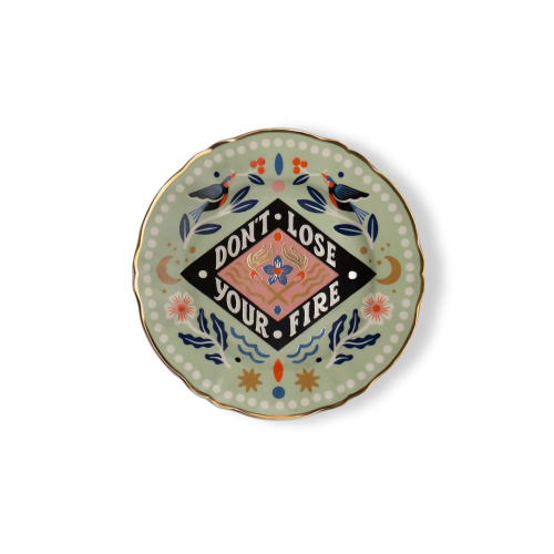 Десертная тарелка Don't Lose your Fire