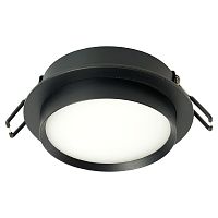 Светильник встраиваемый Feron DL507 потолочный GX53 черный круг