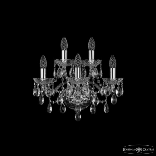Бра хрустальные 1415B/3+2/165 Ni Bohemia Ivele Crystal (Богемия Ивеле Кристалл)