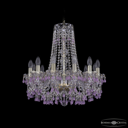 Люстра хрустальная 1410/12/195/h-60 G V7010 Bohemia Ivele Crystal (Богемия Ивеле Кристалл)