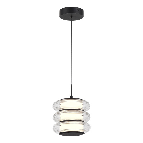 SL6239.403.03 Светильник подвесной ST-Luce черный/прозрачный LED 1*16W 3000K FRITTELA