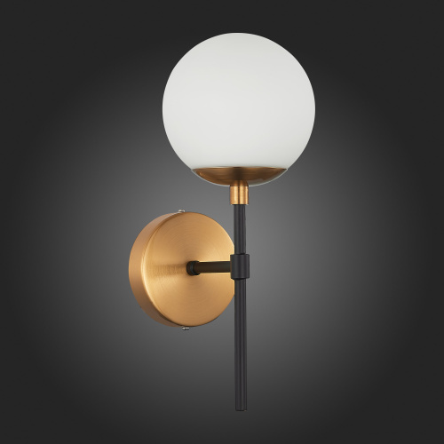 SL1203.401.01 Бра ST-Luce Бронза,Черный/Белый E27 1*40W LIMANO фото 3