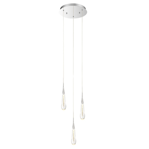 Подвесной светильник Pour 3 chrome фото 2