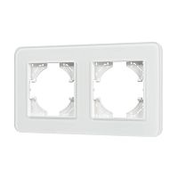 Рамка стеклянная FRM-OMALI-GS-2-WH Arlight 049692